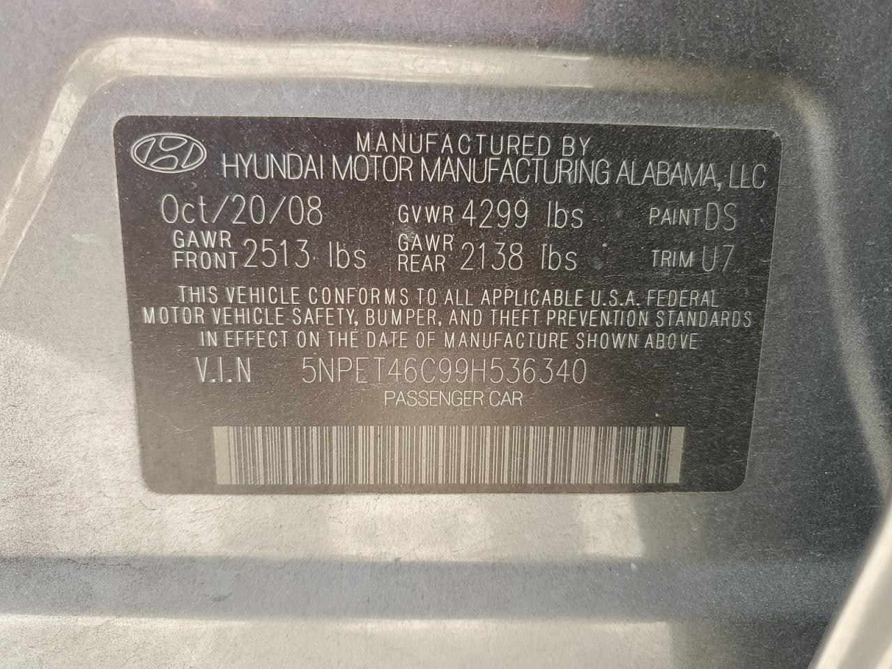 2009 Hyundai Sonata - Image 12