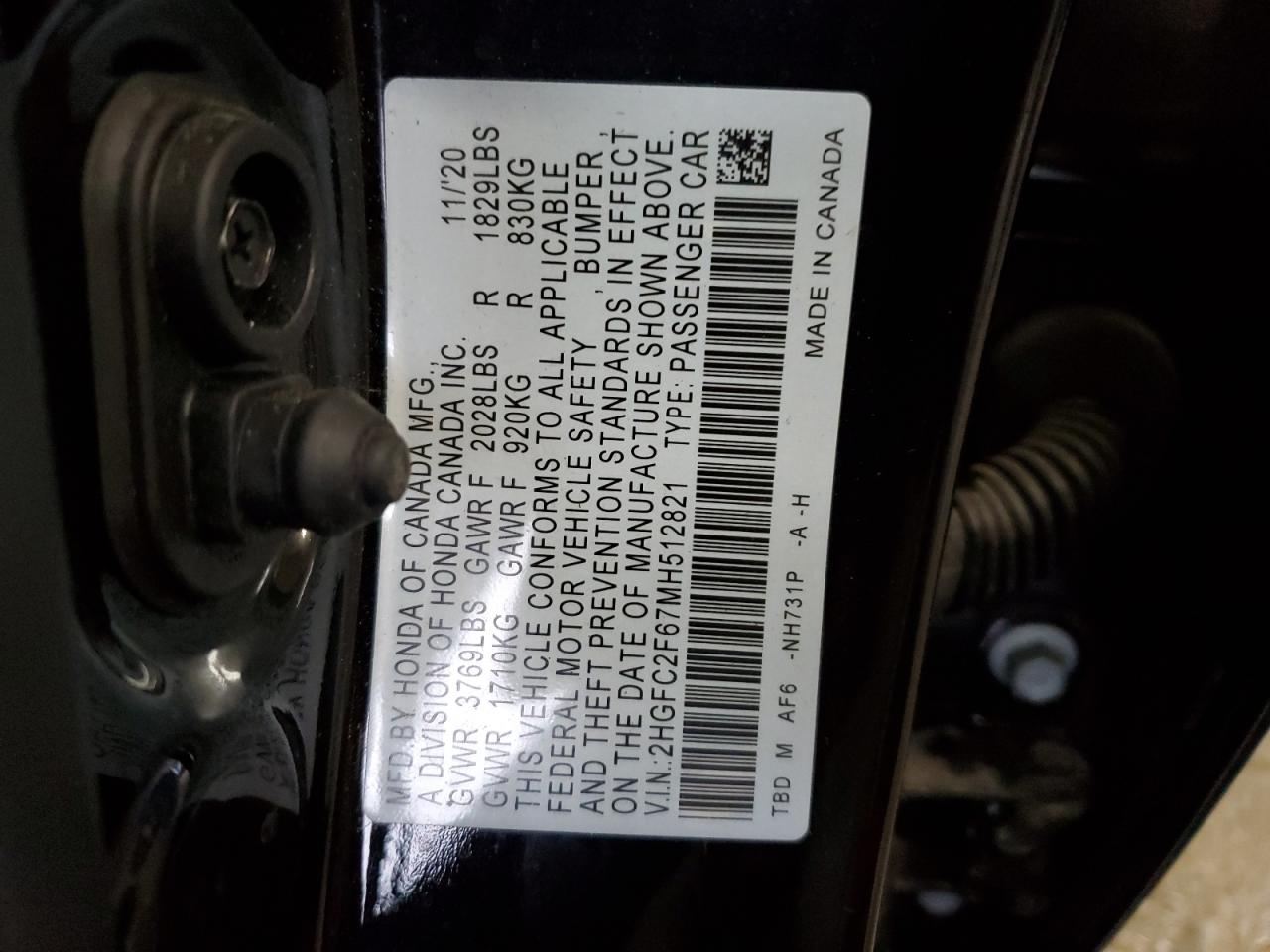 2021 Honda Civic - Image 13