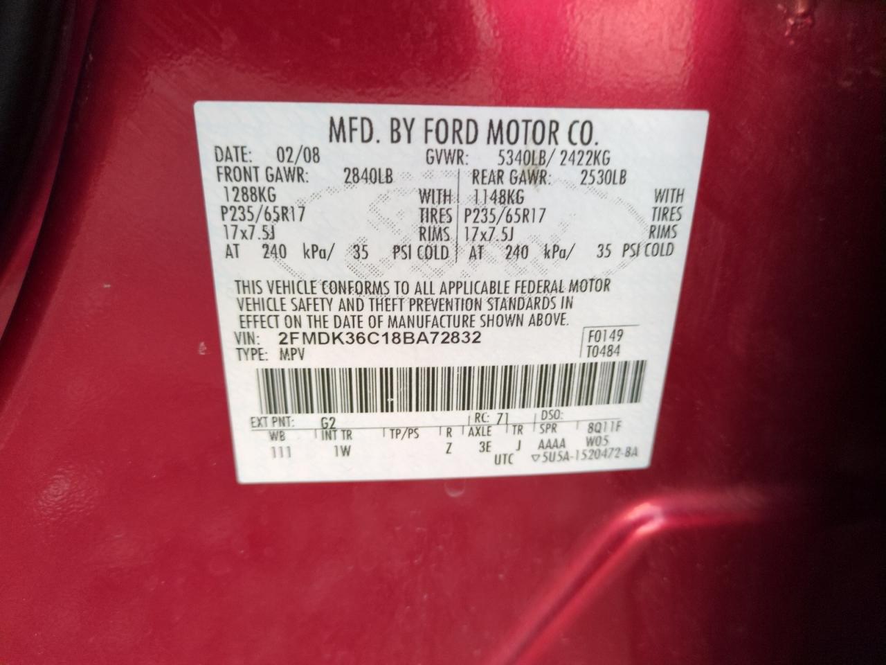 2008 Ford Edge - Image 12