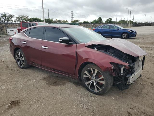 Sedans NISSAN MAXIMA 2016 Red