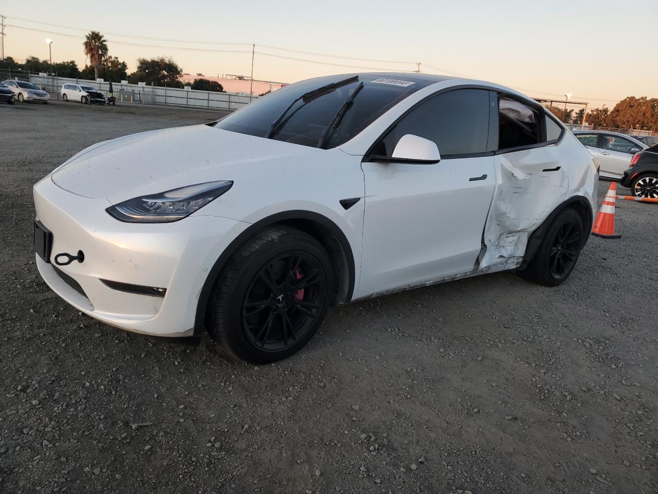 5YJYGDEE4MF254621 2021 TESLA MODEL Y - Image 1