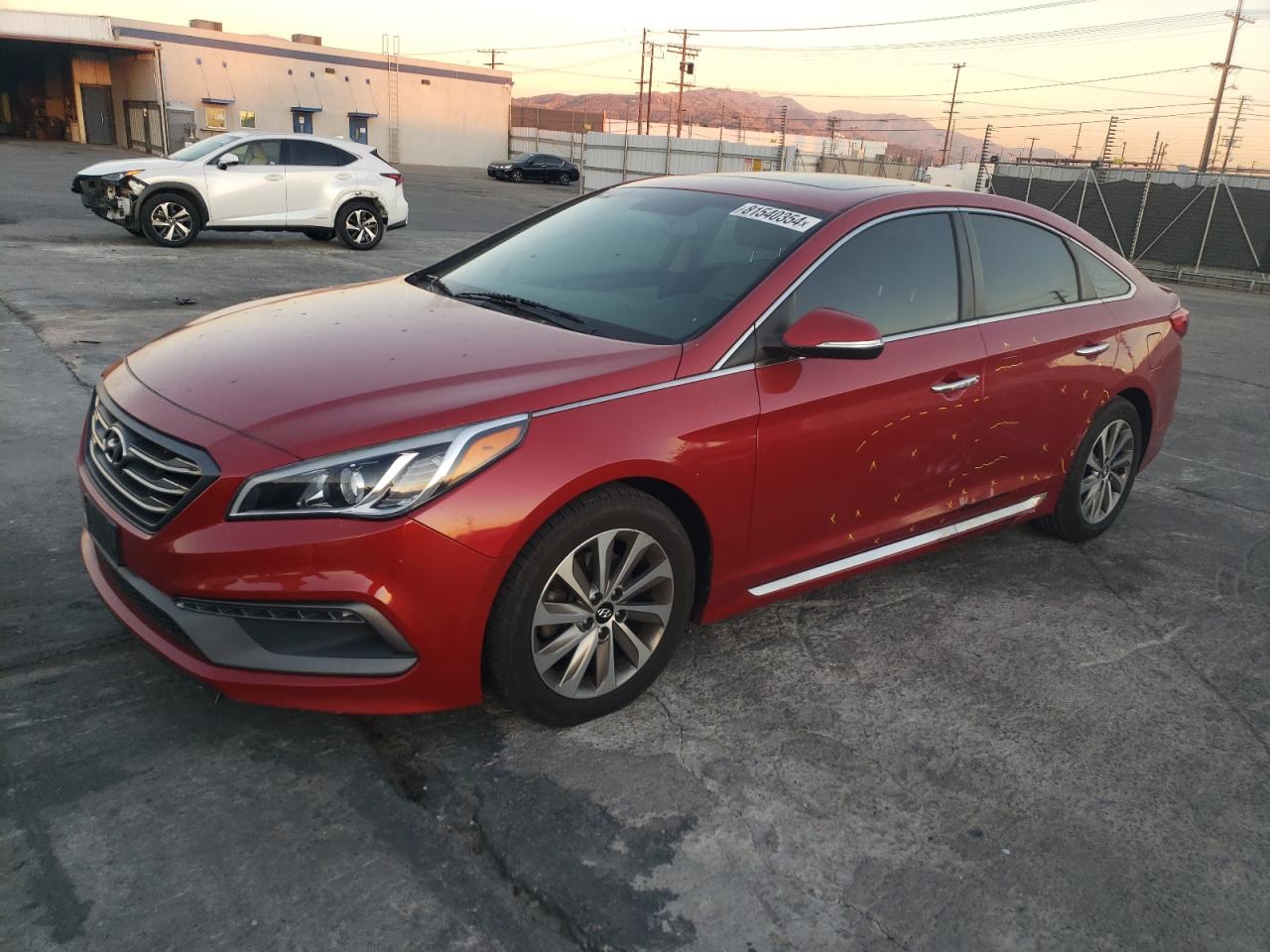 VIN 5NPE34AF3HH582763 2017 HYUNDAI SONATA no.1