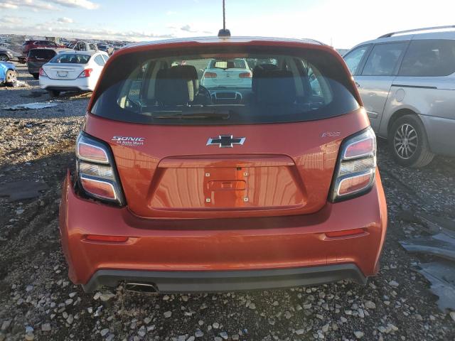  CHEVROLET SONIC 2020 Красный