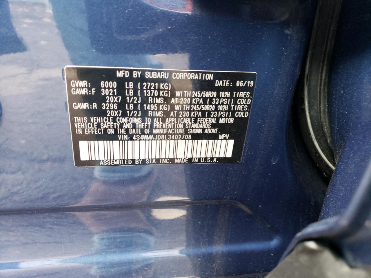 2020 Subaru Ascent - Image 15