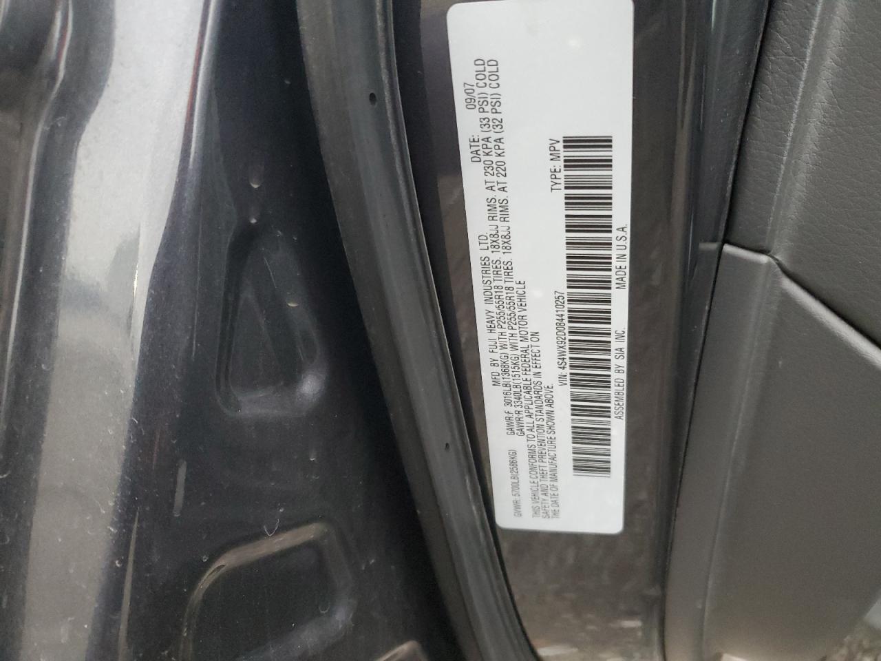 2008 Subaru Tribeca - Image 13