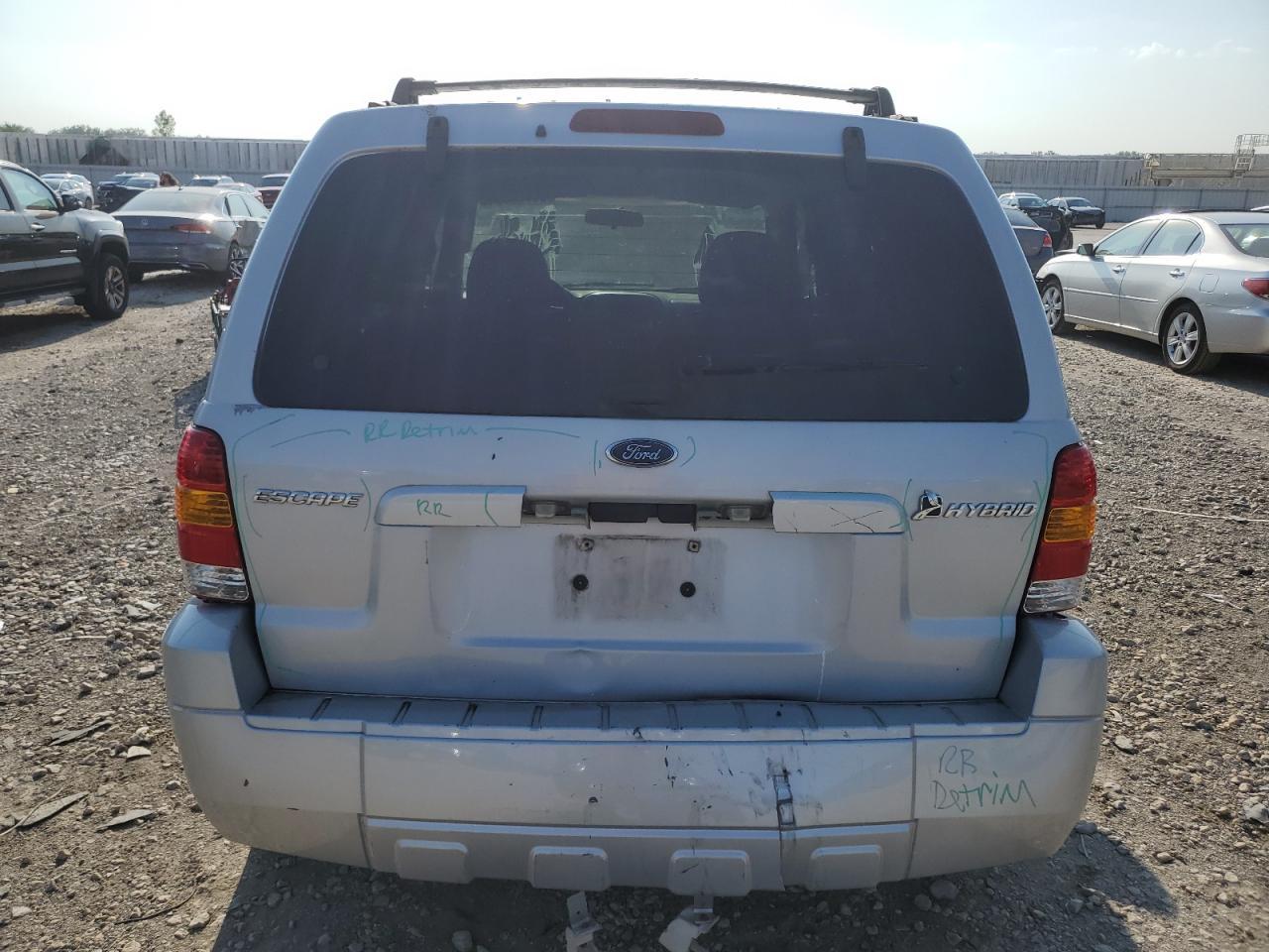 2006 Ford Escape Hev VIN: 1FMYU95H36KA39667 Lot: 80502834
