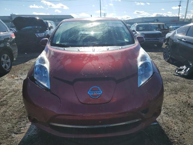  NISSAN LEAF 2014 Красный