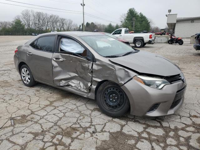 Sedans TOYOTA COROLLA 2016 tan