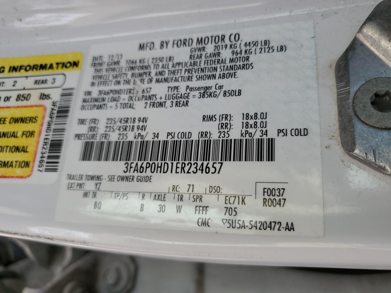 2014 Ford Fusion - Image 12