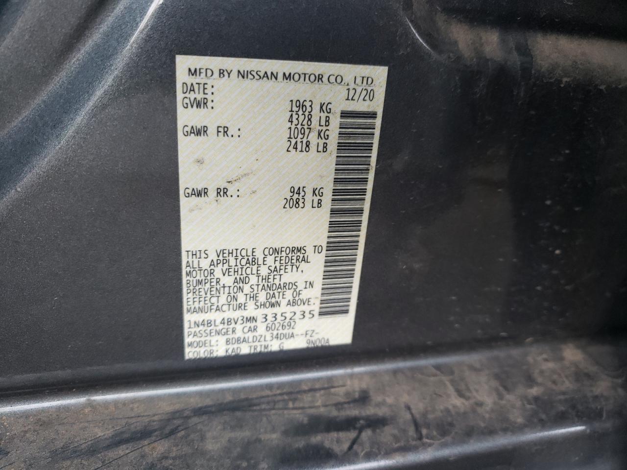 2021 Nissan Altima - Image 12