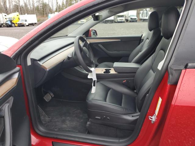  TESLA MODEL Y 2022 Красный