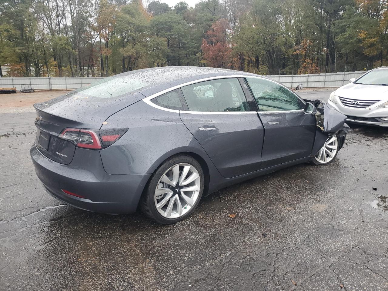 VIN 5YJ3E1EB0KF437015 2019 TESLA MODEL 3 no.3