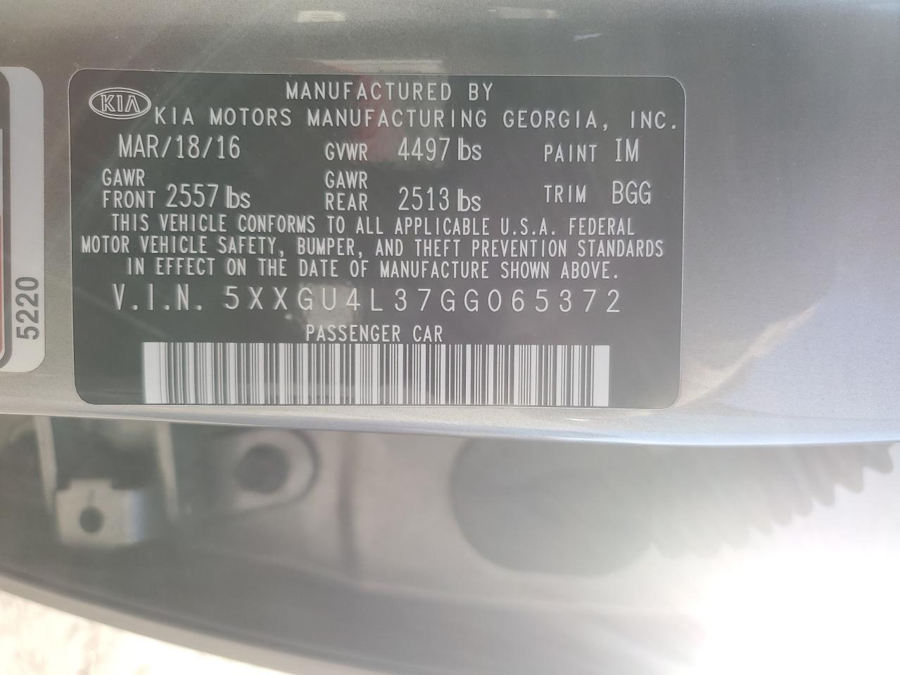 2016 Kia Optima - Image 12