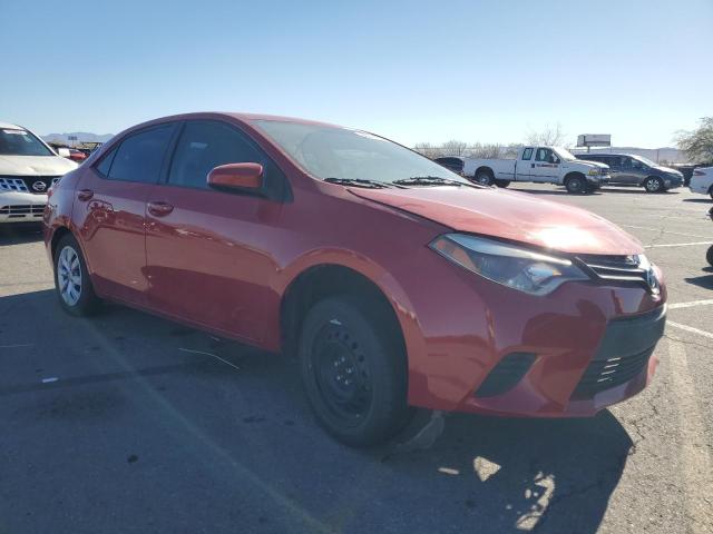  TOYOTA COROLLA 2014 Red