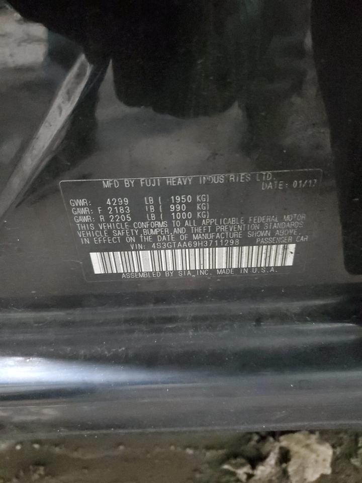 2017 Subaru Impreza VIN: 4S3GTAA69H3711298 Lot: 81585404