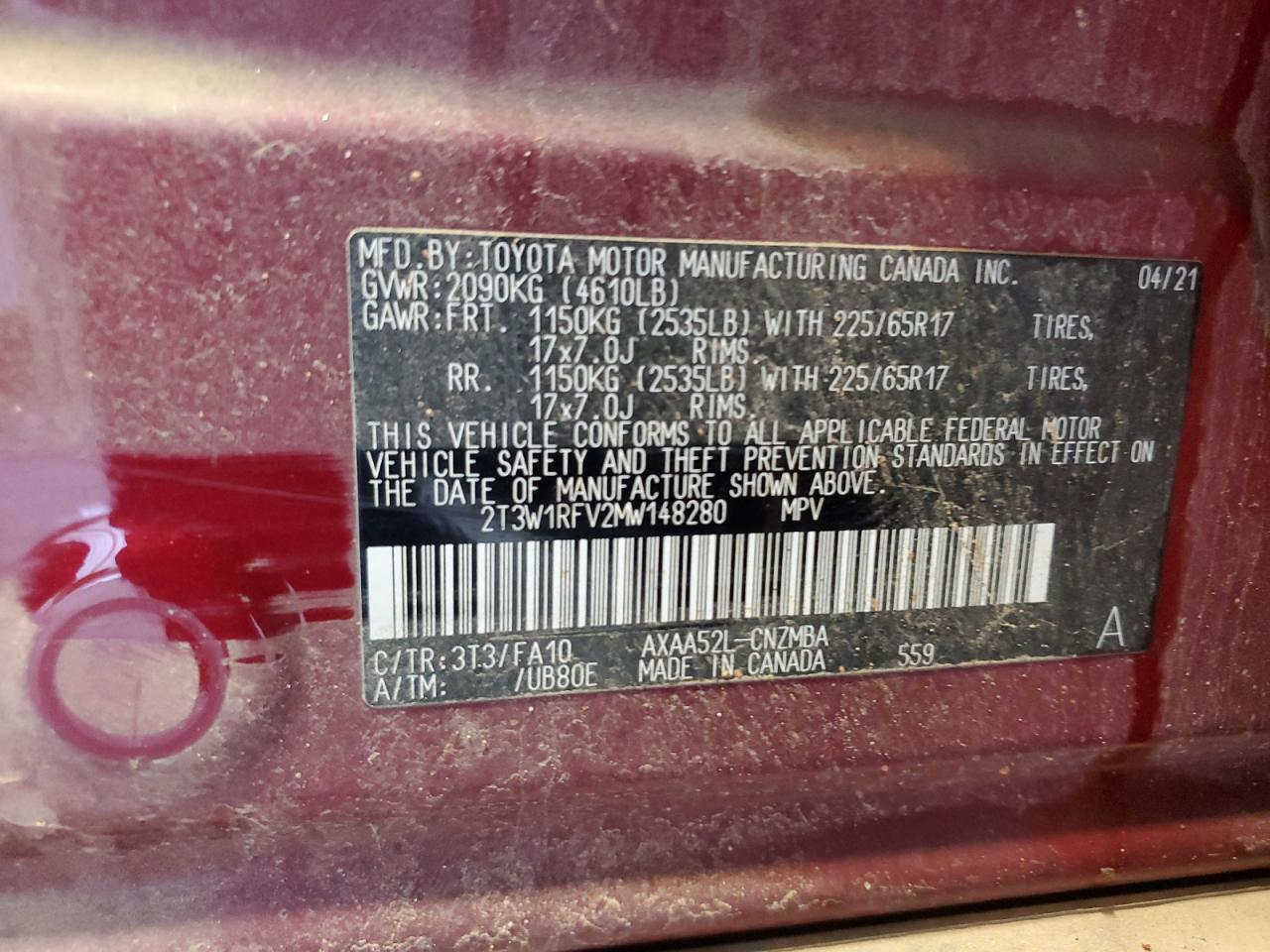 2021 Toyota RAV 4 - Image 13