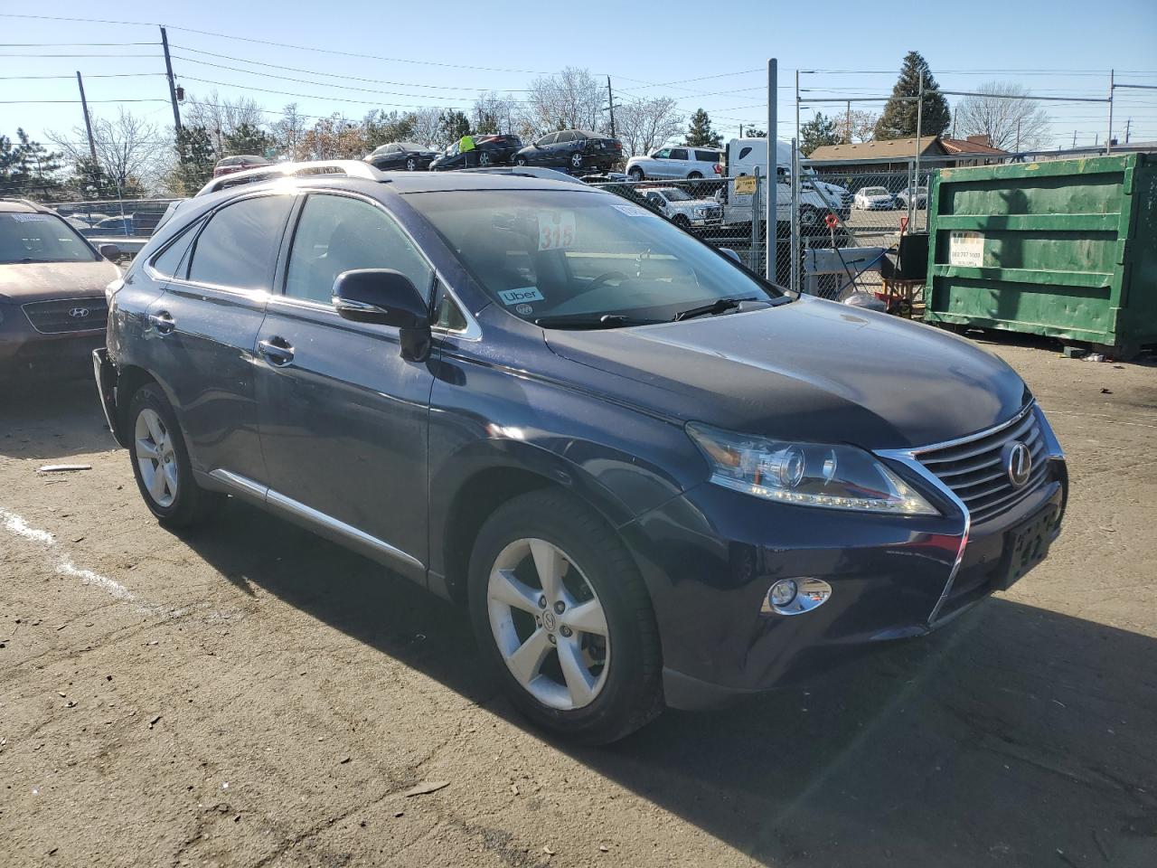 VIN 2T2BK1BAXFC272306 2015 LEXUS RX350 no.4