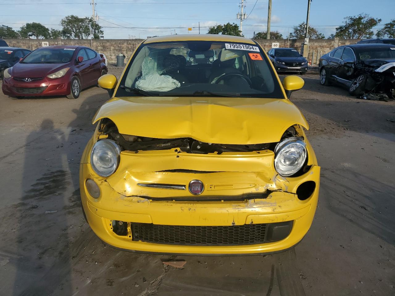 2015 Fiat 500 Pop VIN: 3C3CFFAR6FT550394 Lot: 79551904