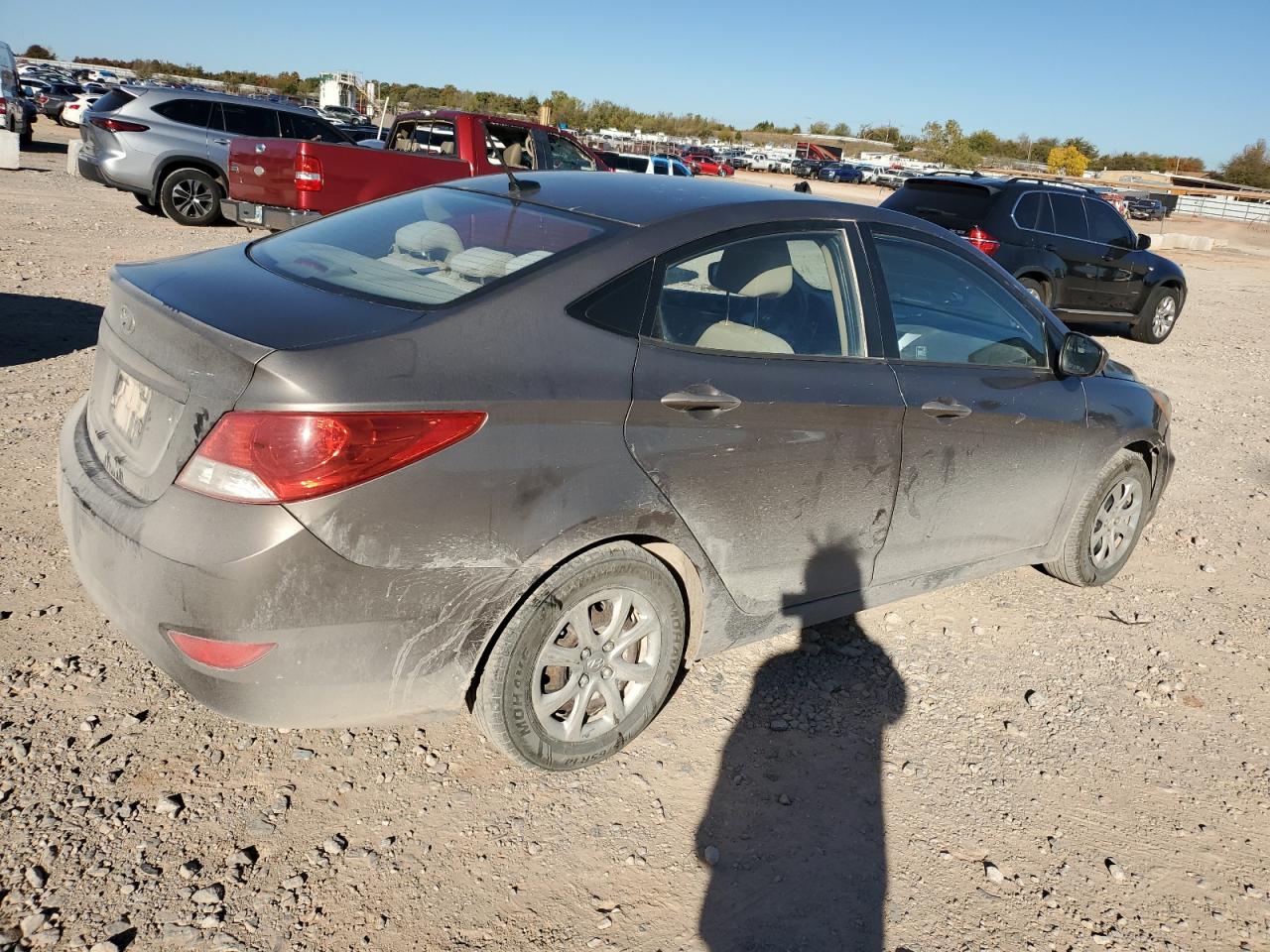 VIN KMHCT4AEXDU523591 2013 HYUNDAI ACCENT no.3