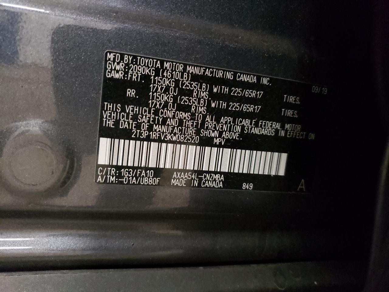 2019 Toyota RAV 4 - Image 15