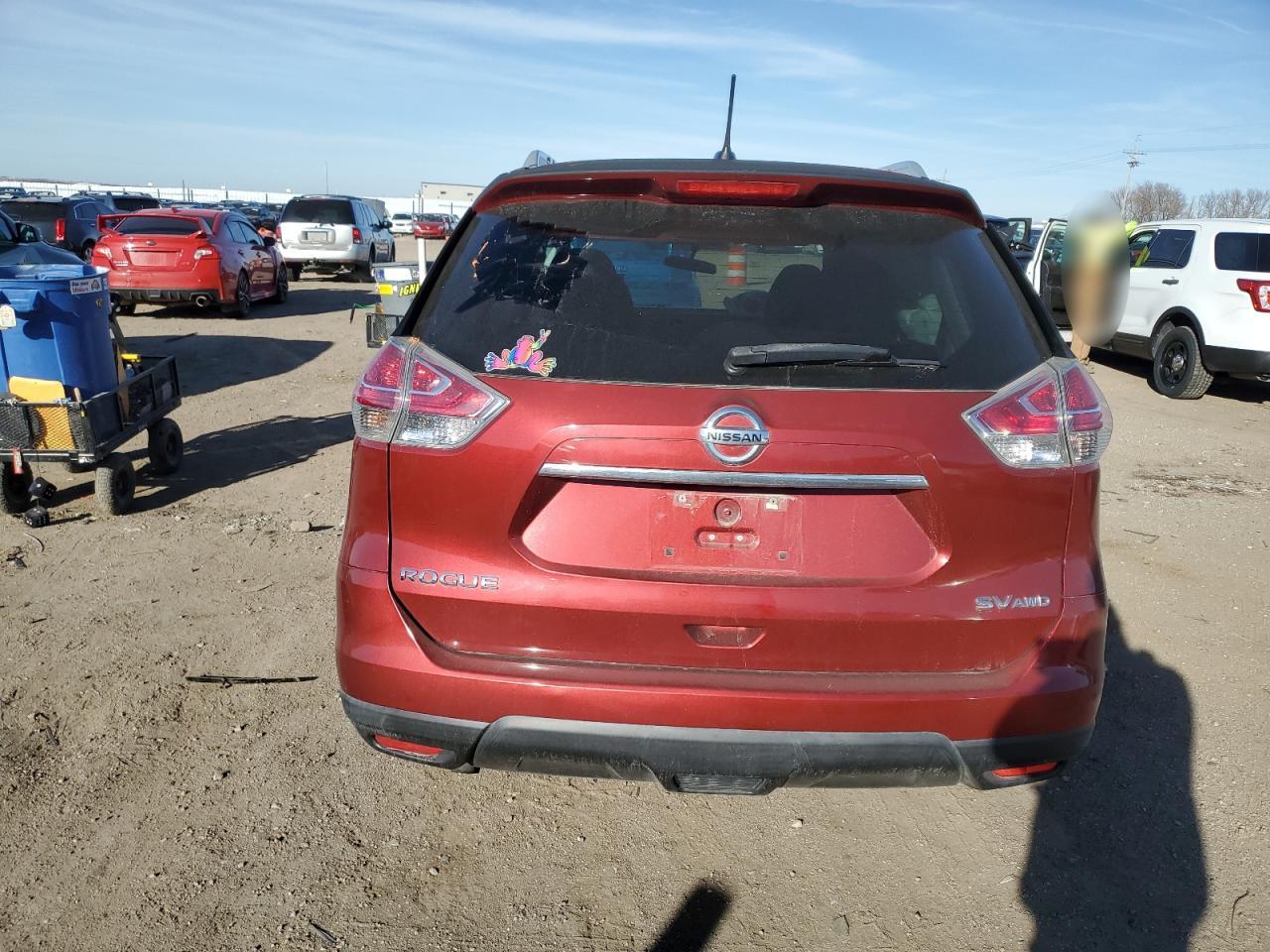 2016 Nissan Rogue S VIN: 5N1AT2MV3GC896344 Lot: 81724494