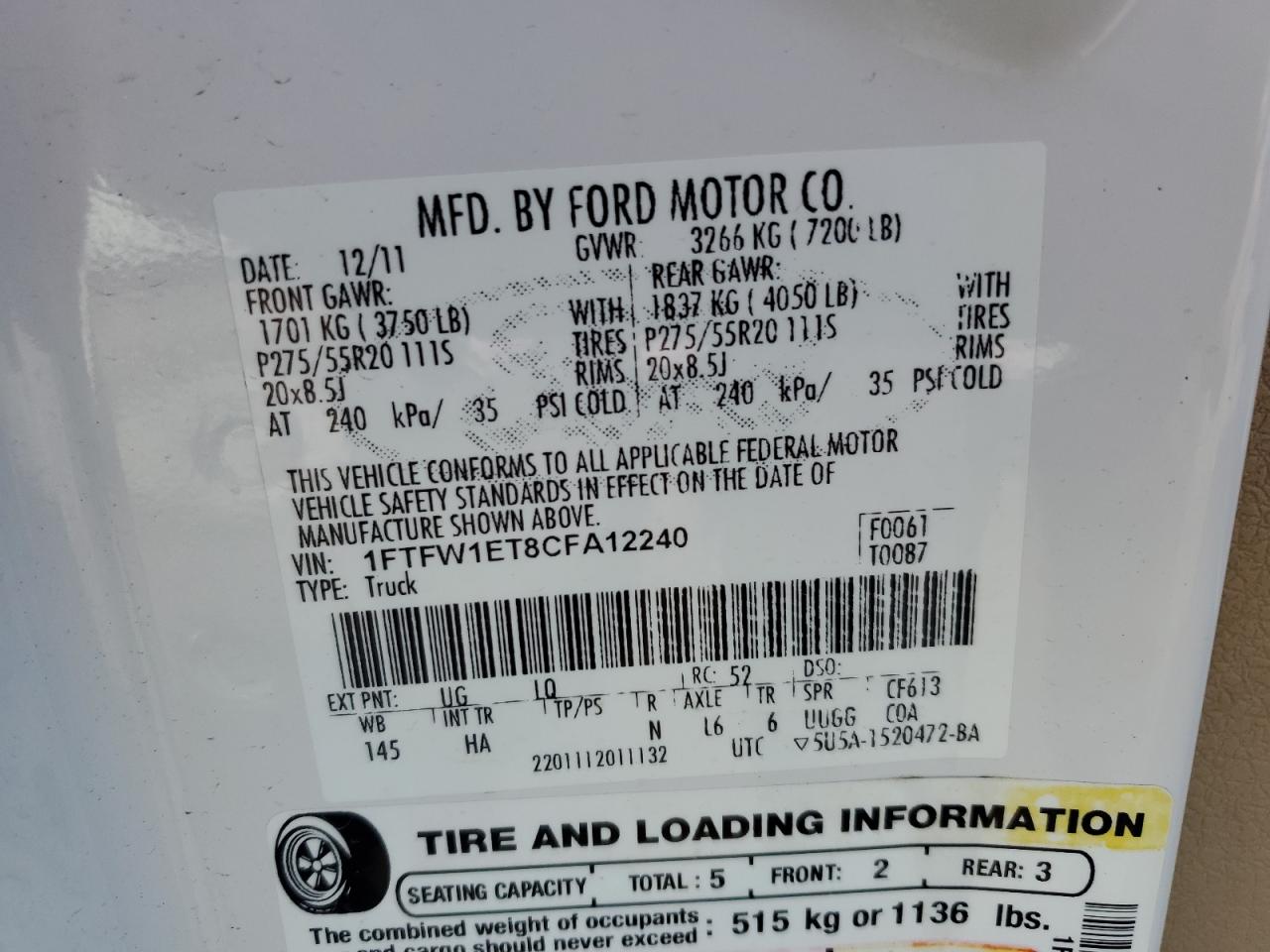 2012 Ford F-150 - Image 12