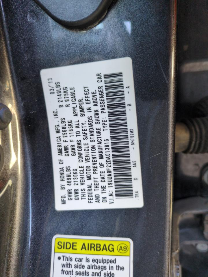 VIN 19UUA8F22DA013615 2013 ACURA TL no.12