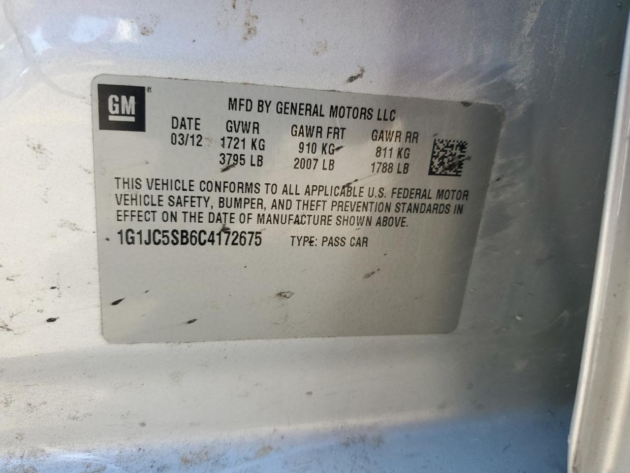 2012 Chevrolet Sonic - Image 14