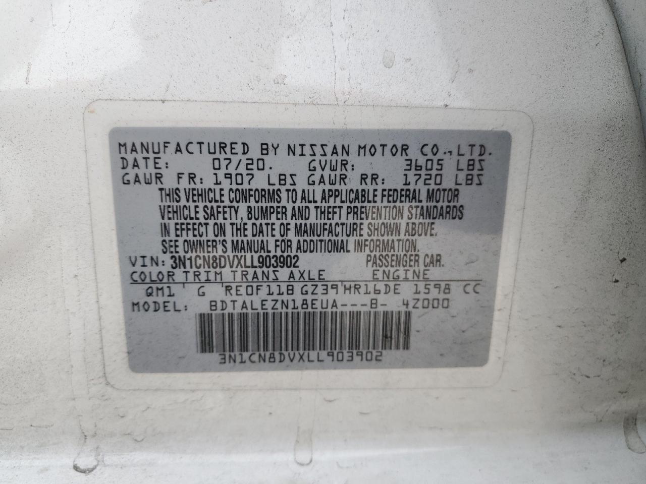 2020 Nissan Versa - Image 12