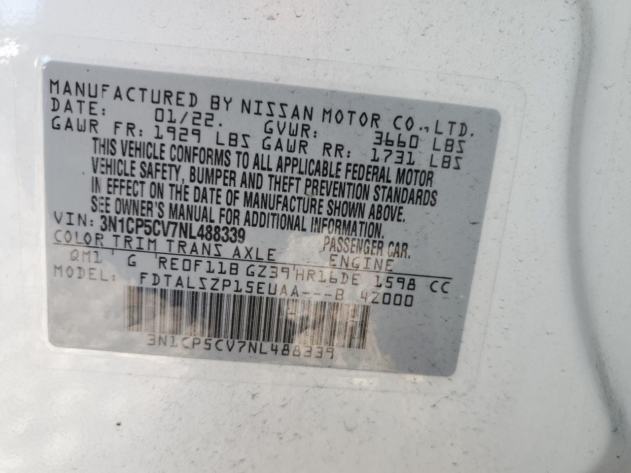 2022 Nissan Kicks - Image 15