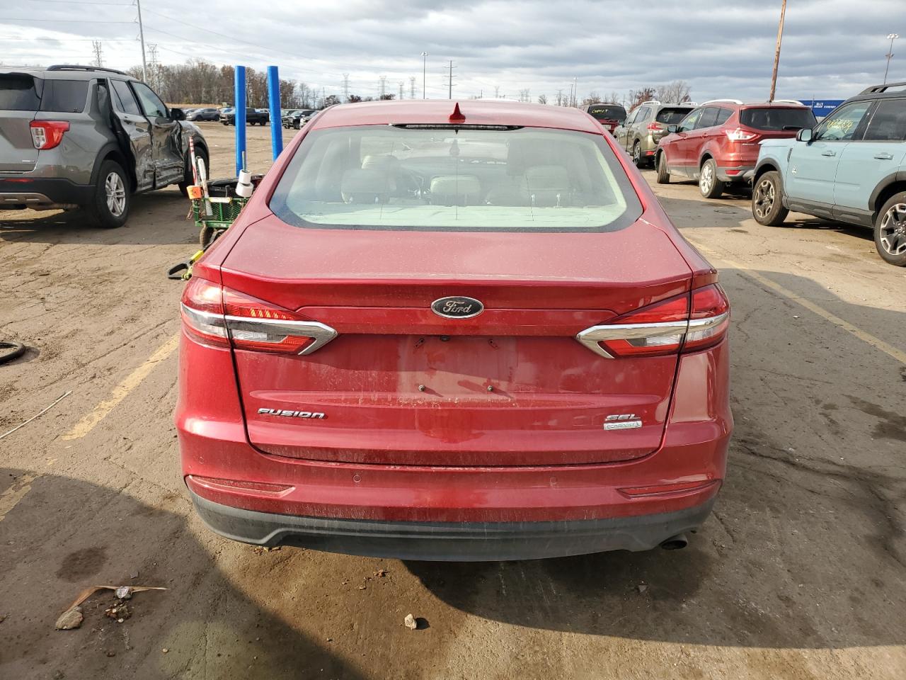 2020 Ford Fusion Sel VIN: 3FA6P0CD2LR129484 Lot: 79360574