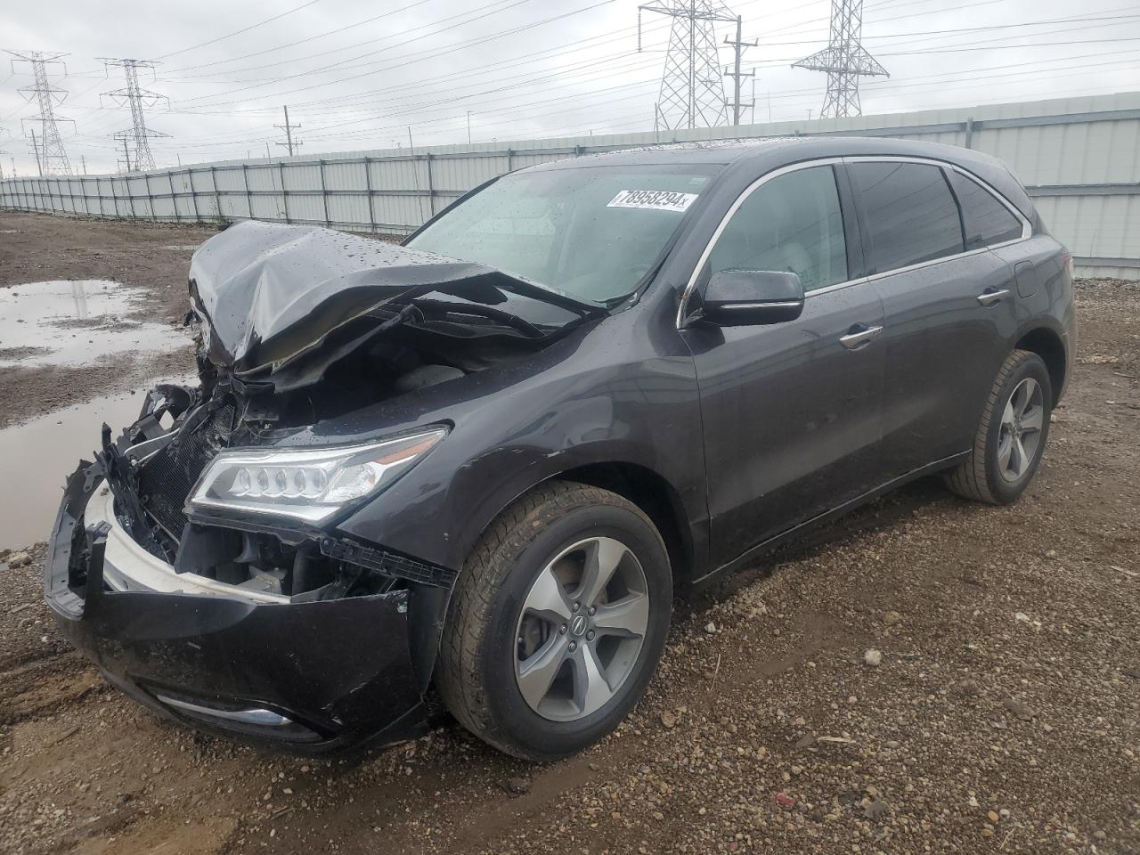 VIN 5FRYD4H29GB058817 2016 ACURA MDX no.1