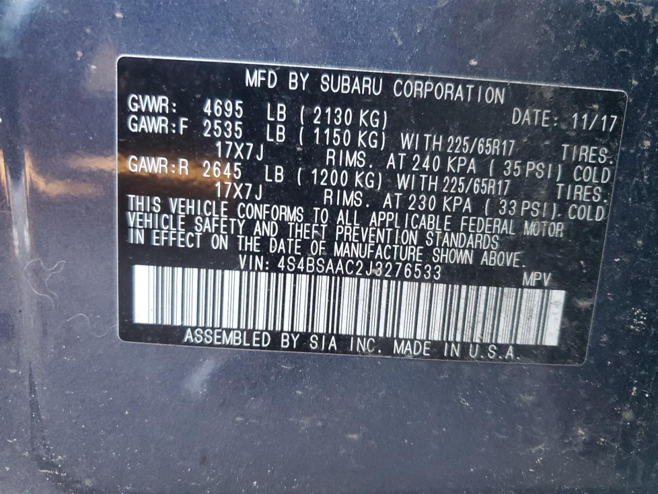 2018 Subaru Outback - Image 13