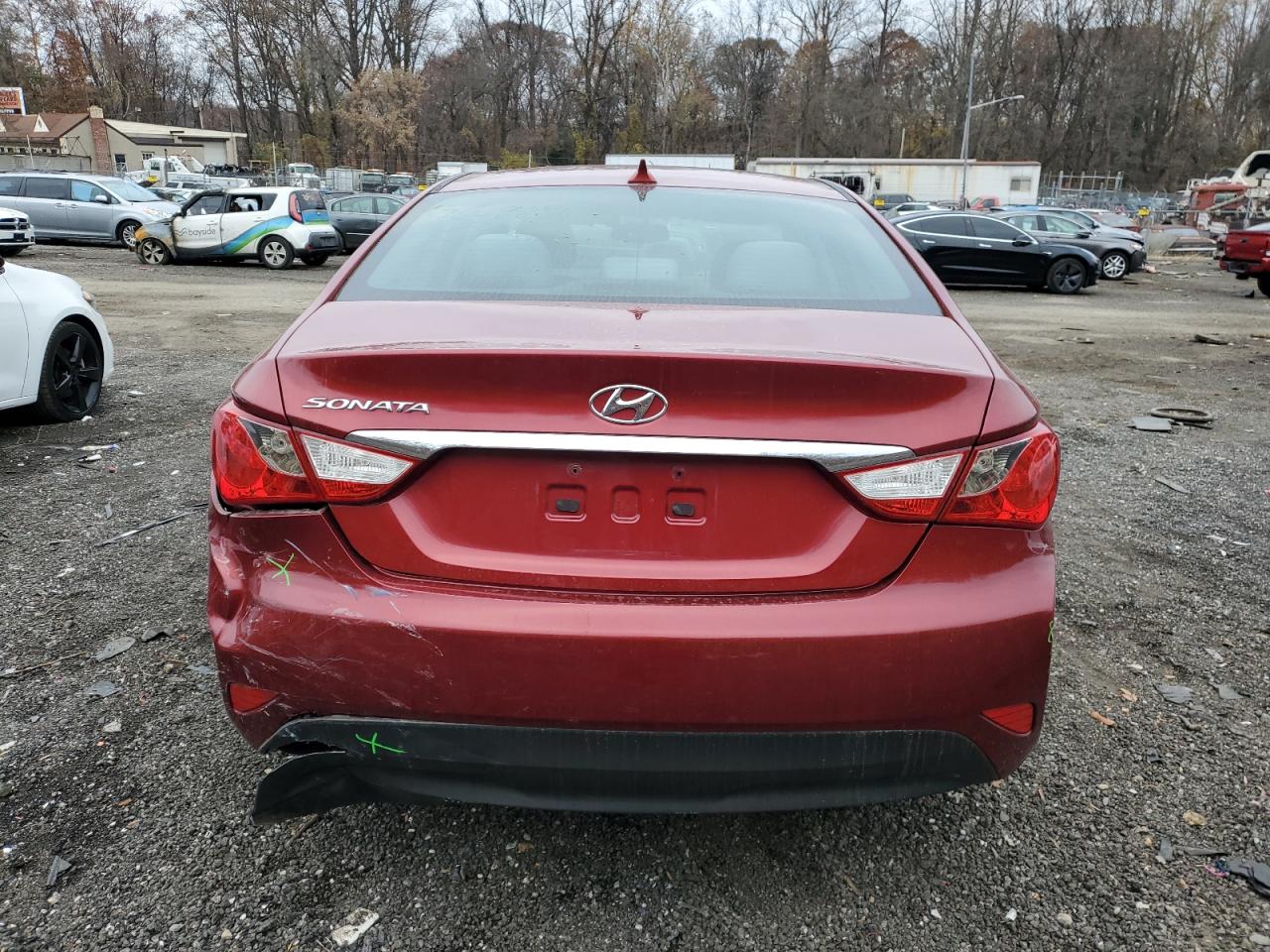 2014 Hyundai Sonata Gls VIN: 5NPEB4AC0EH861656 Lot: 80086784