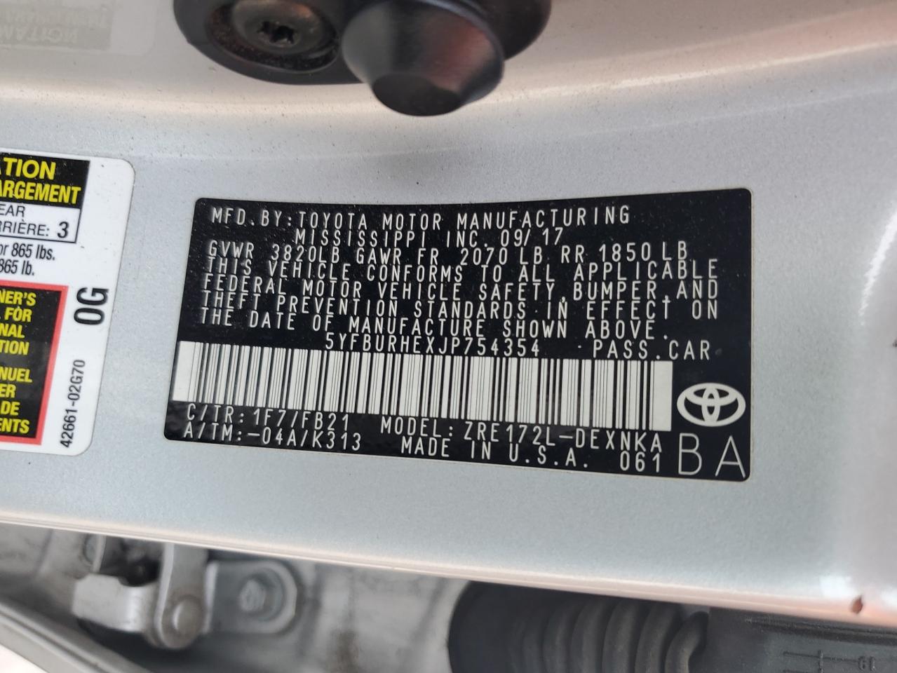 2018 Toyota Corolla - Image 12