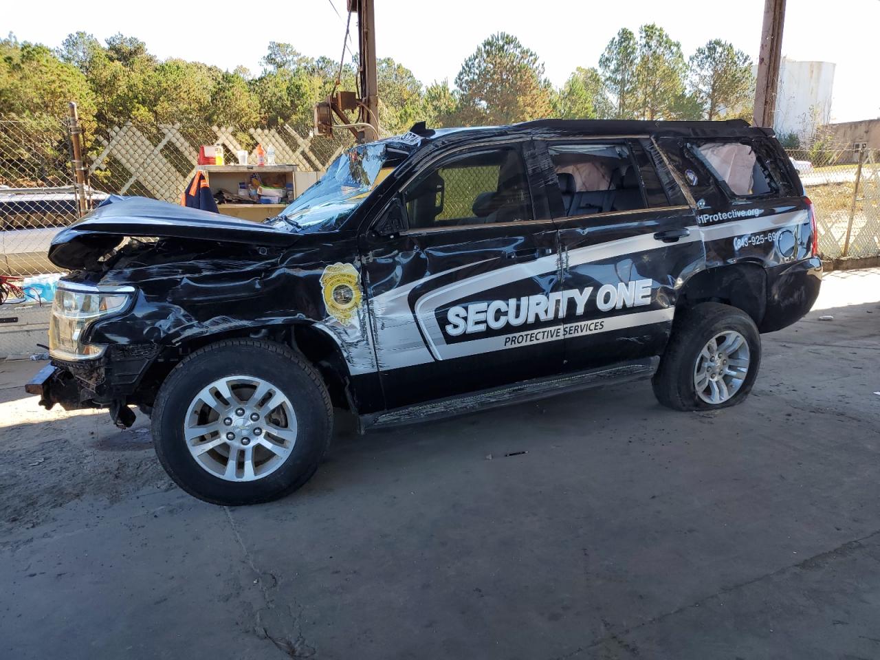 2016 Chevrolet Tahoe K1500 Lt იყიდება Gaston-ში, SC - Rollover