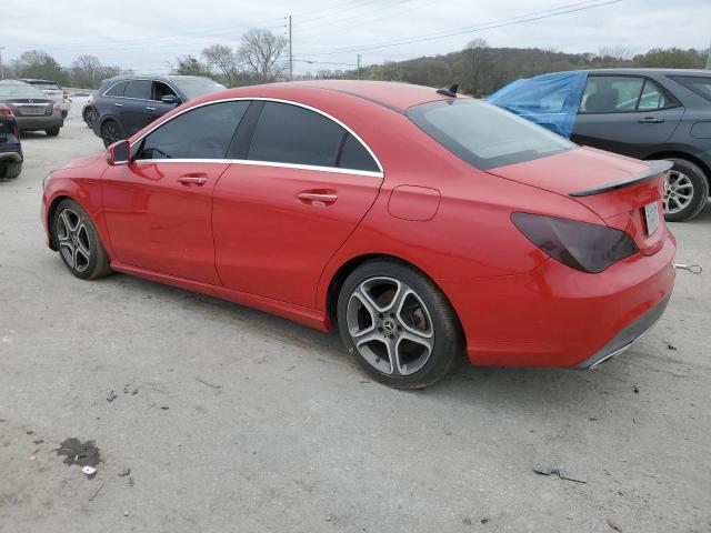  MERCEDES-BENZ CLA-CLASS 2018 Красный