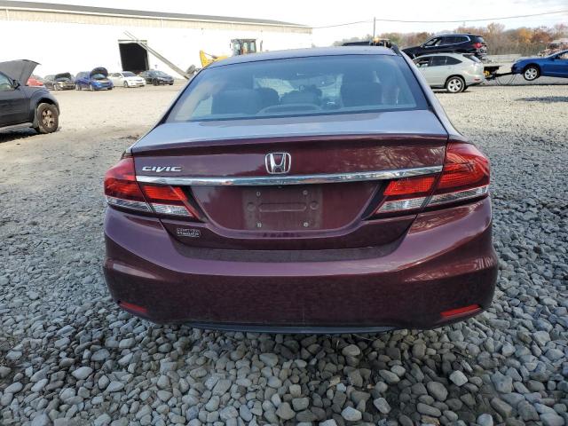  HONDA CIVIC 2014 Burgundy