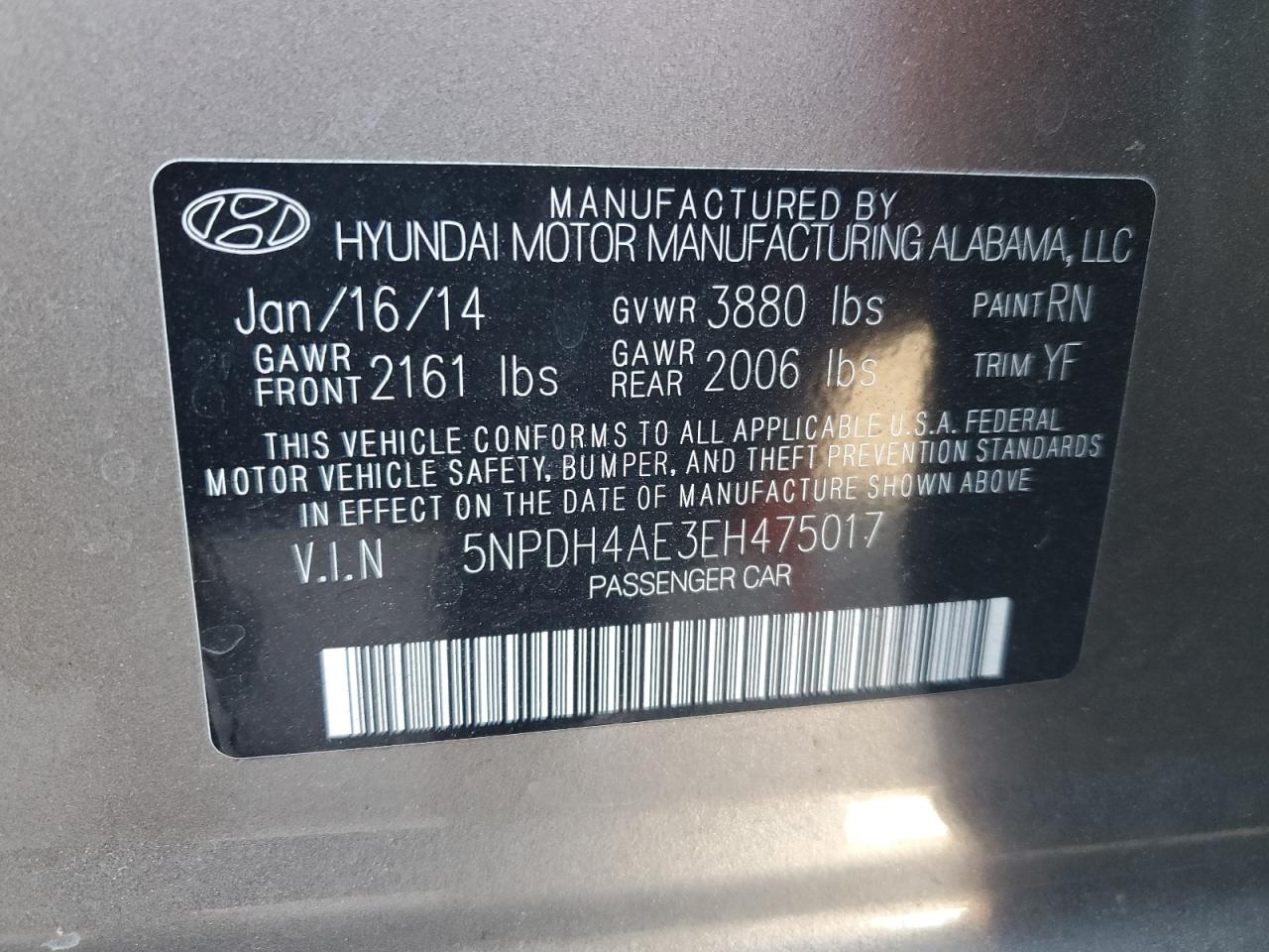 2014 Hyundai Elantra - Image 12