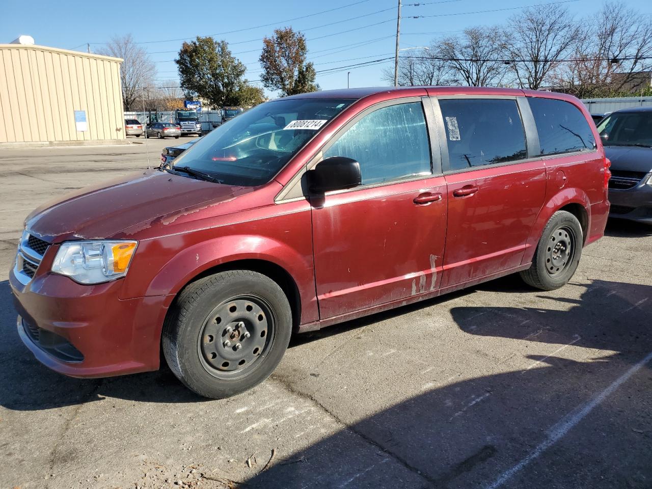 VIN 2C4RDGBG9JR137475 2018 DODGE CARAVAN no.1