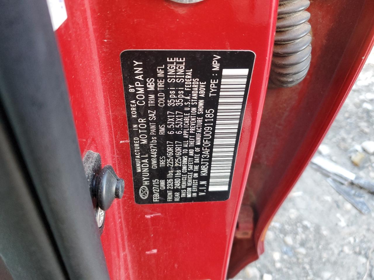 2015 Hyundai Tucson - Image 13