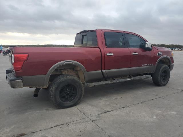 Pickups NISSAN TITAN 2016 Czerwony