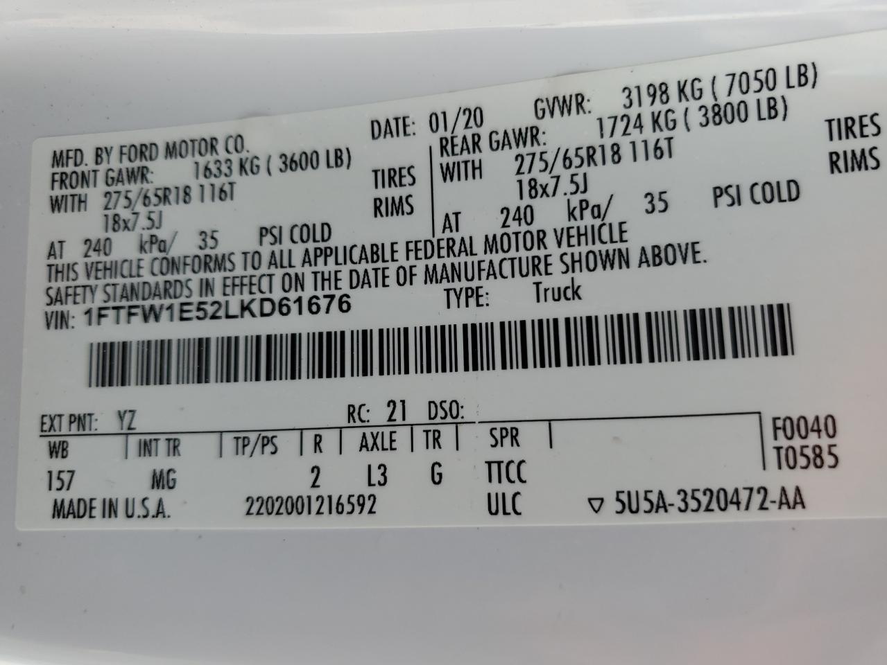 2020 Ford F-150 - Image 12