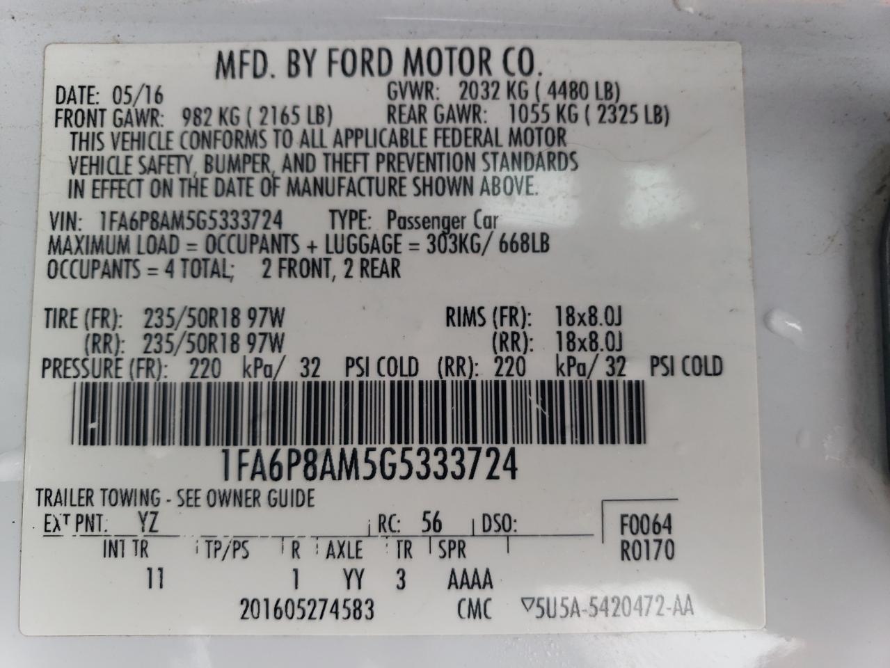 2016 Ford Mustang - Image 12