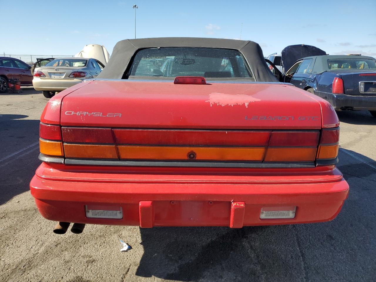 1995 Chrysler Lebaron Gtc VIN: 1C3EU4538SF506684 Lot: 76207694