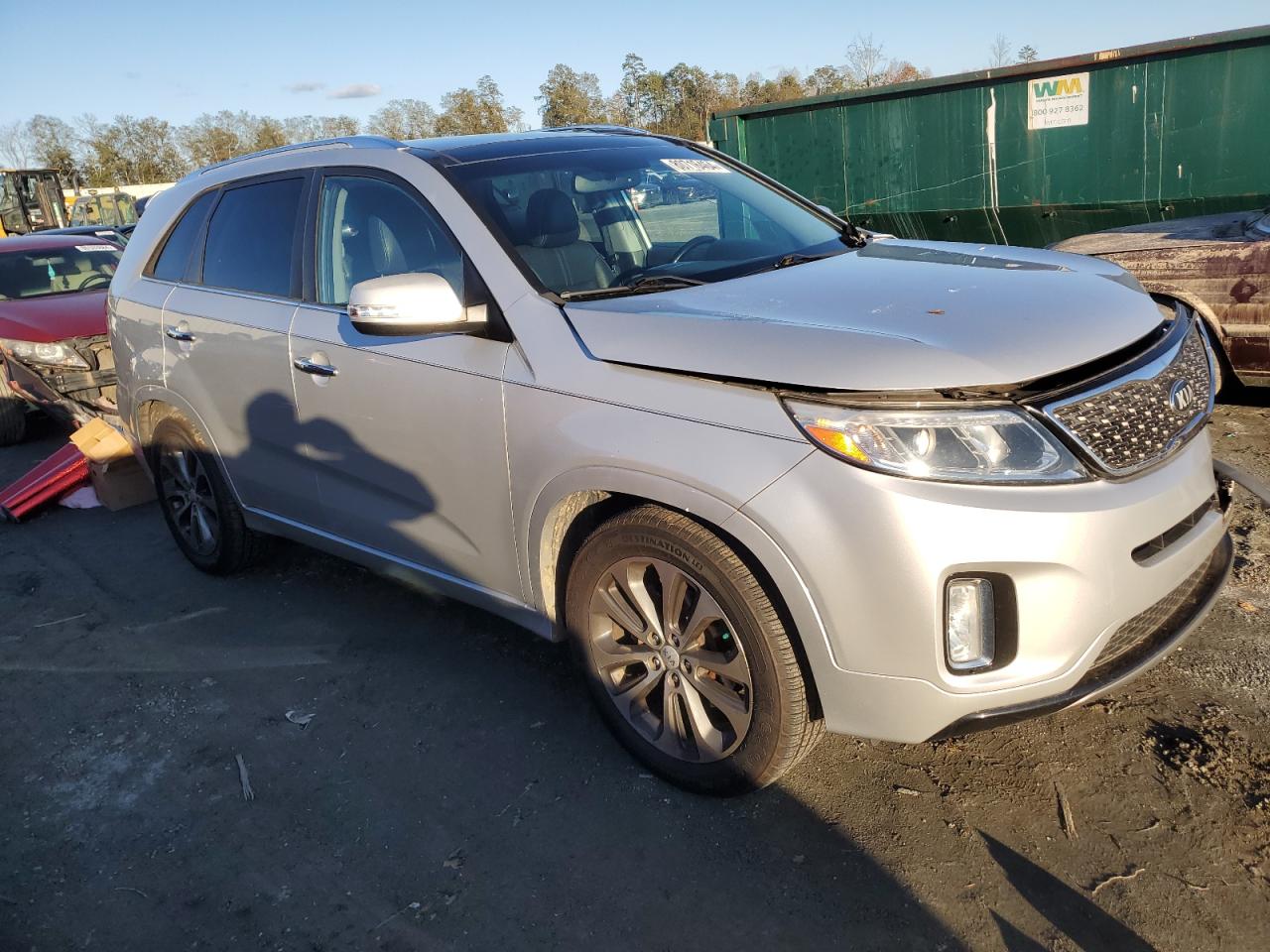 VIN 5XYKW4A75FG551148 2015 KIA SORENTO no.4