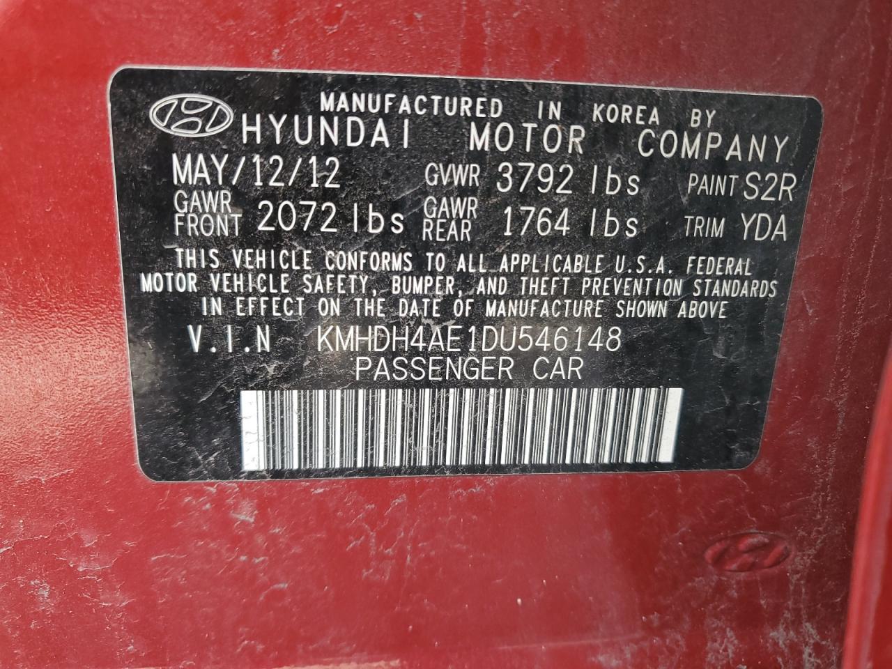2013 Hyundai Elantra - Image 13