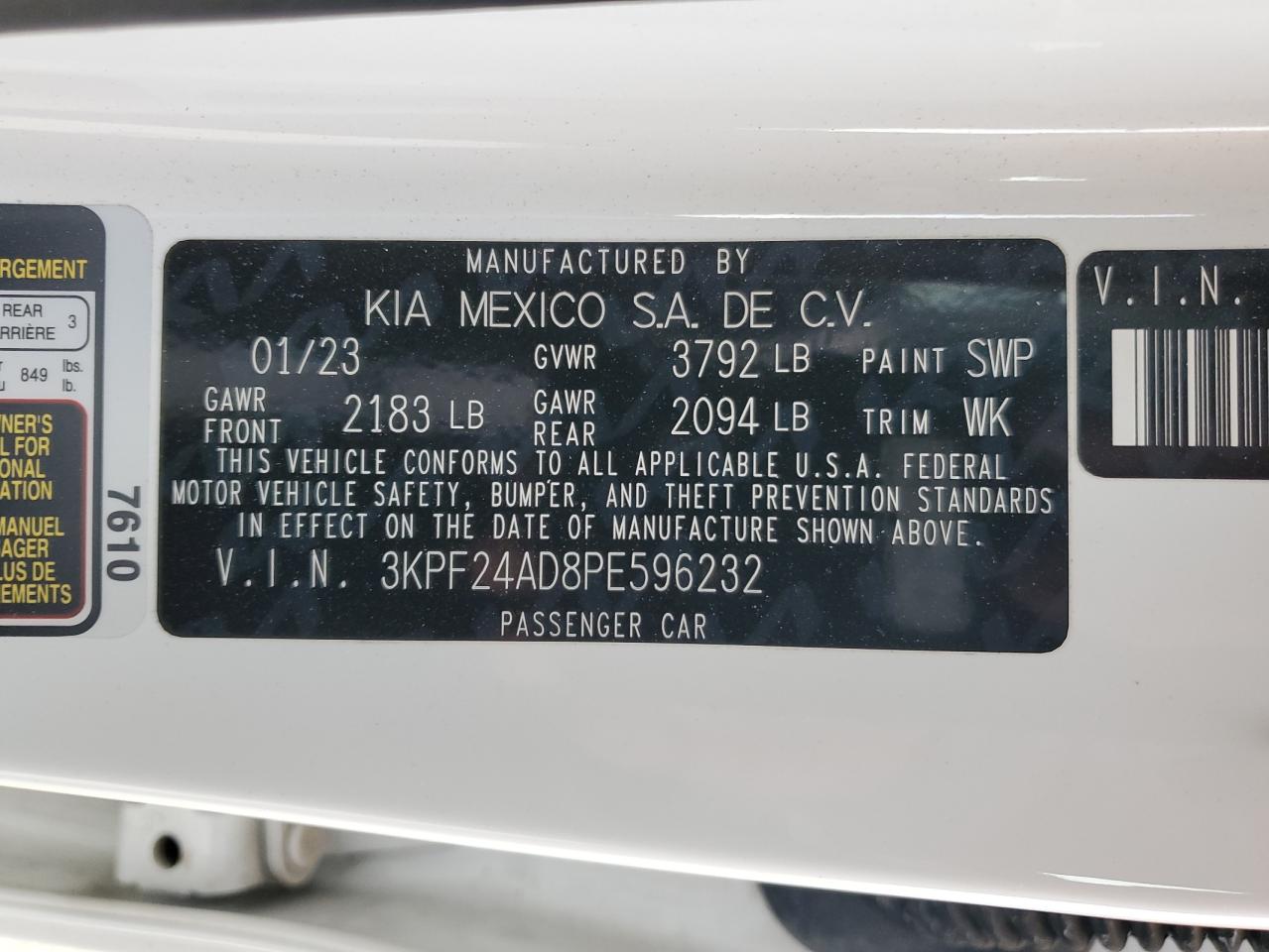 2023 Kia Forte - Image 12