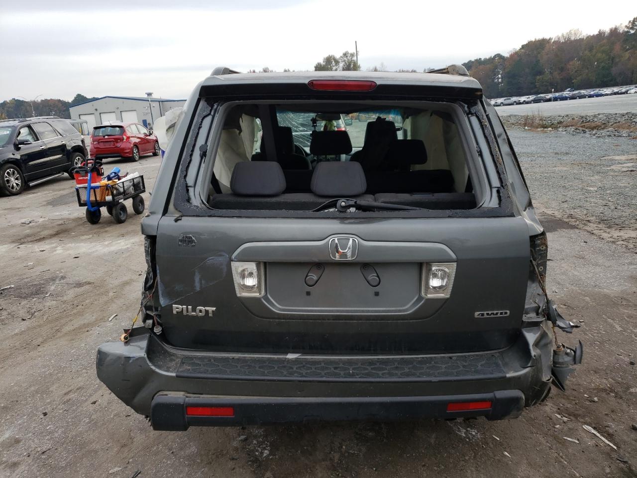 2007 Honda Pilot Ex VIN: 2HKYF184X7H507497 Lot: 81556194