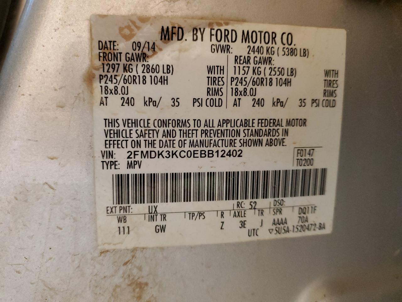 2014 Ford Edge - Image 15